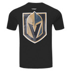 NHL VEGAS GOLDEN KNIGHTS CLASSIC MESH T-SHIRT EN JERSEY SIMPLE À RAYURES (NOIR)