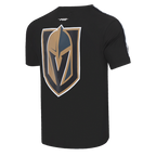 NHL VEGAS GOLDEN KNIGHTS CLASSIC MESH T-SHIRT EN JERSEY SIMPLE À RAYURES (NOIR)
