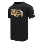 NHL VEGAS GOLDEN KNIGHTS SOUVENIR T-SHIRT EN JERSEY SIMPLE POUR HOMME (NOIR)