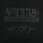 NHL VEGAS GOLDEN KNIGHTS BLACKOUT MEN'S CJ DROP SHOULDER TEE (BLACK)