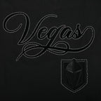 NHL VEGAS GOLDEN KNIGHTS BLACKOUT MEN'S CJ DROP SHOULDER TEE (BLACK)