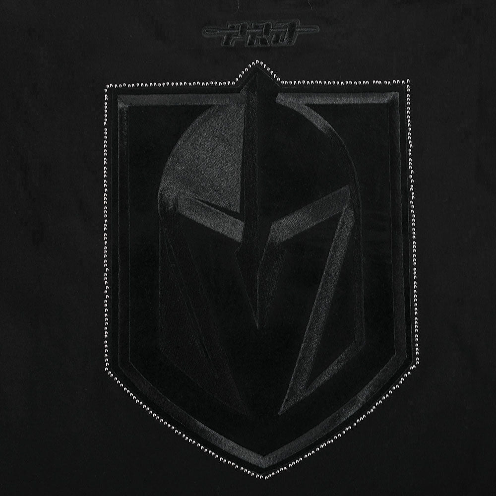 NHL VEGAS GOLDEN KNIGHTS BLACKOUT MEN'S CJ DROP SHOULDER TEE (BLACK)