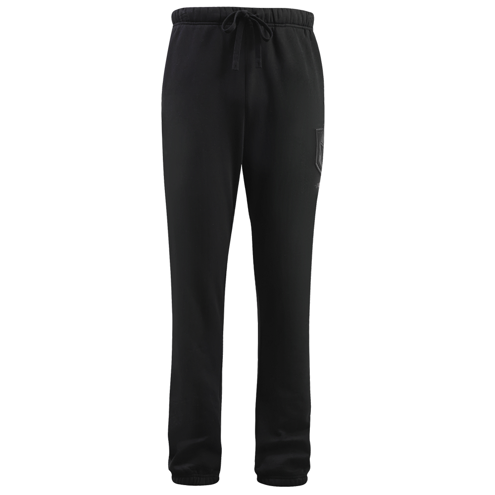 NHL VEGAS GOLDEN KNIGHTS NEUTRAL PANTALON OUATÉ EN MOLLETON POUR HOMME (NOIR)