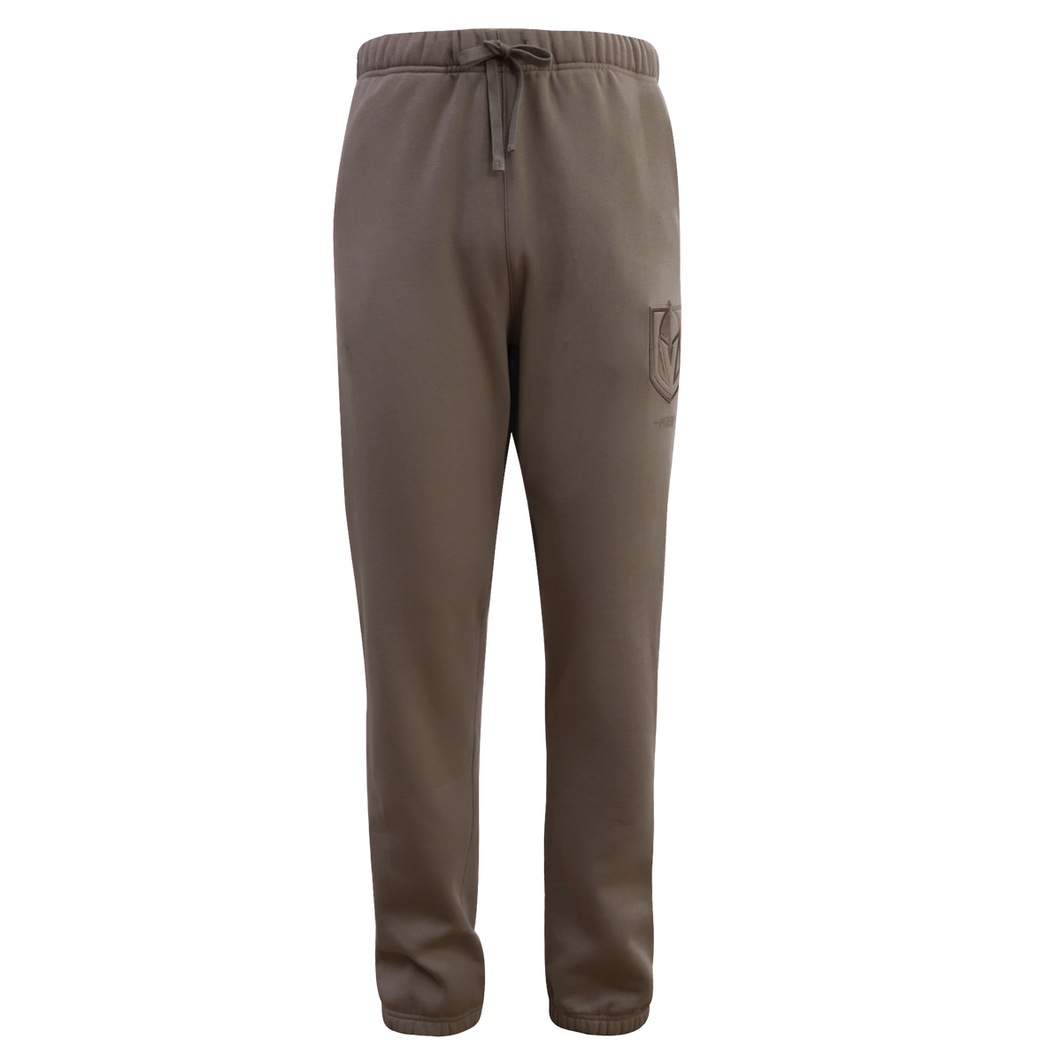 NHL VEGAS GOLDEN KNIGHTS NEUTRAL PANTALON OUATÉ EN MOLLETON POUR HOMME (TAUPE FONCÉ)
