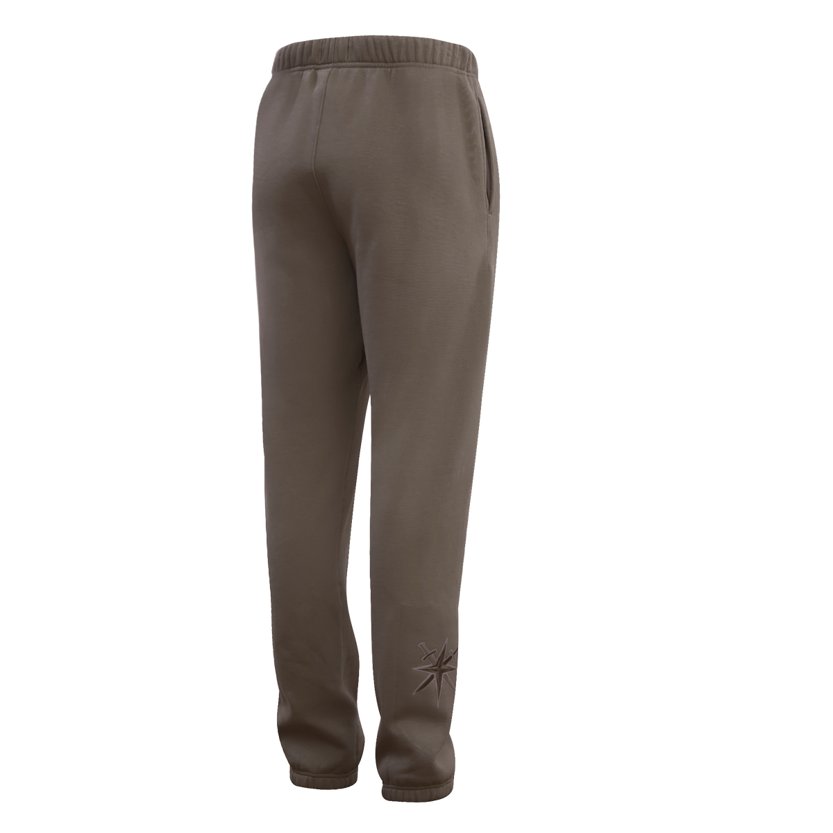 NHL VEGAS GOLDEN KNIGHTS NEUTRAL PANTALON OUATÉ EN MOLLETON POUR HOMME (TAUPE FONCÉ)
