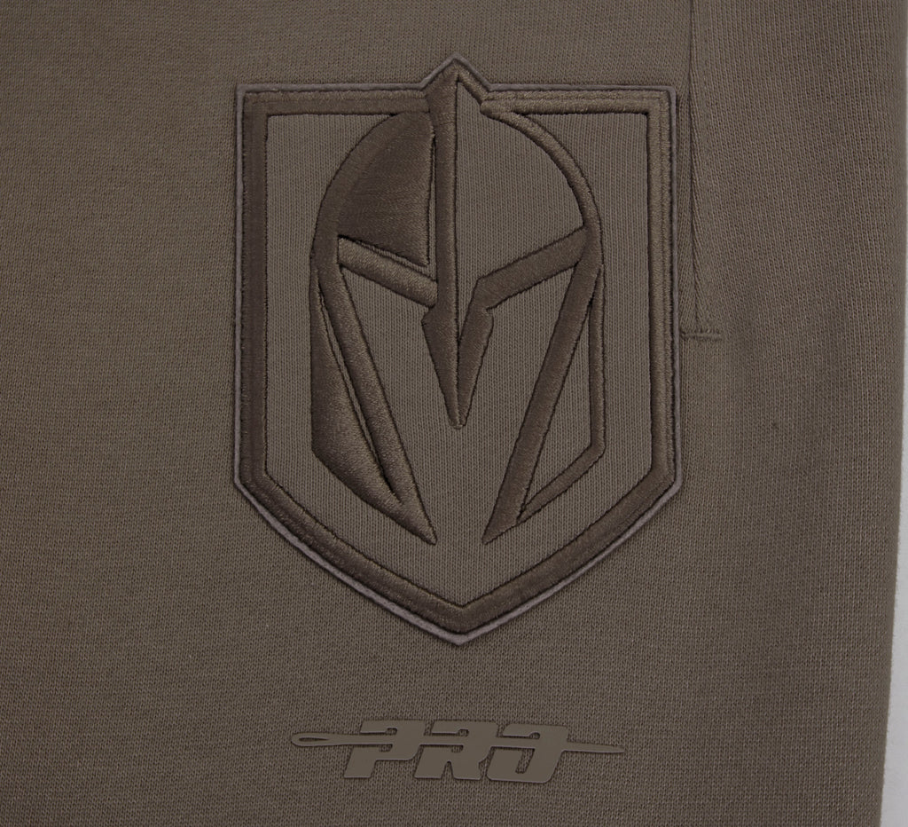 NHL VEGAS GOLDEN KNIGHTS NEUTRAL PANTALON OUATÉ EN MOLLETON POUR HOMME (TAUPE FONCÉ)