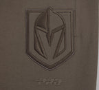 NHL VEGAS GOLDEN KNIGHTS NEUTRAL PANTALON OUATÉ EN MOLLETON POUR HOMME (TAUPE FONCÉ)
