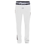 NHL VEGAS GOLDEN KNIGHTS SCRIPT TAIL PANTALON OUATÉ EN MOLLETON CÔTELÉ POUR HOMME (BLANC/NOIR)