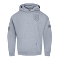 NHL VEGAS GOLDEN KNIGHTS NEUTRAL CHANDAIL À CAPUCHON EN MOLLETON À ÉPAULES TOMBANTES POUR HOMME (GRIS CHINÉ FONCÉ)
