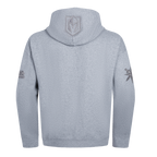 NHL VEGAS GOLDEN KNIGHTS NEUTRAL CHANDAIL À CAPUCHON EN MOLLETON À ÉPAULES TOMBANTES POUR HOMME (GRIS CHINÉ FONCÉ)