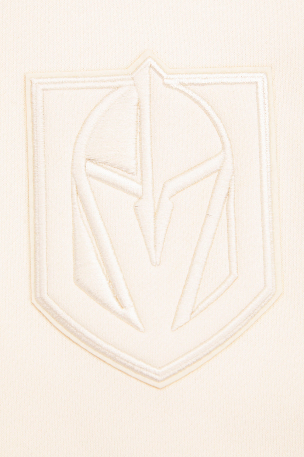 NHL VEGAS GOLDEN KNIGHTS NEUTRAL MEN'S  DROP SHOULDER FLC PO HOODIE (EGGSHELL)