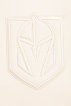 NHL VEGAS GOLDEN KNIGHTS NEUTRAL MEN'S  DROP SHOULDER FLC PO HOODIE (EGGSHELL)