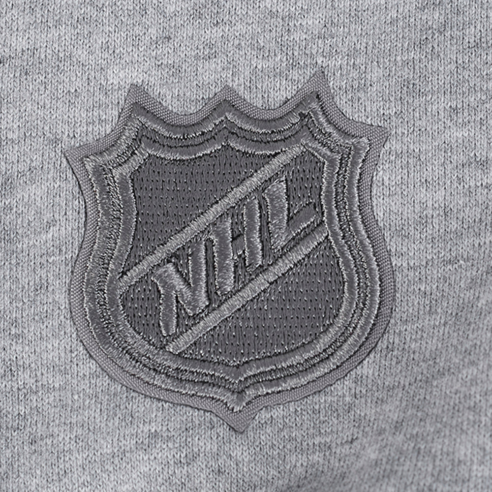 NHL VEGAS GOLDEN KNIGHTS REVERSE FRENCH TERRY CHANDAIL À CAPUCHON EN MOLLETON À BLOCS DE COULEUR POUR HOMME (NOIR/GRIS/COQUILLE D'ŒUF)