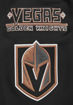 NHL VEGAS GOLDEN KNIGHTS CLASSIC CHENILLE VESTE D'ENTRAÎNEMENT POUR HOMME (NOIR)