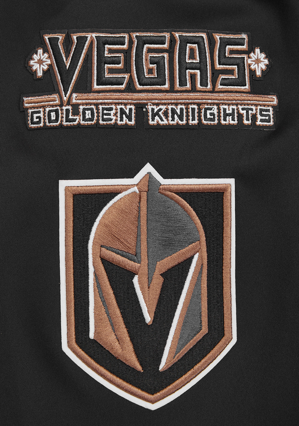 NHL VEGAS GOLDEN KNIGHTS CLASSIC CHENILLE VESTE D'ENTRAÎNEMENT POUR HOMME (NOIR)