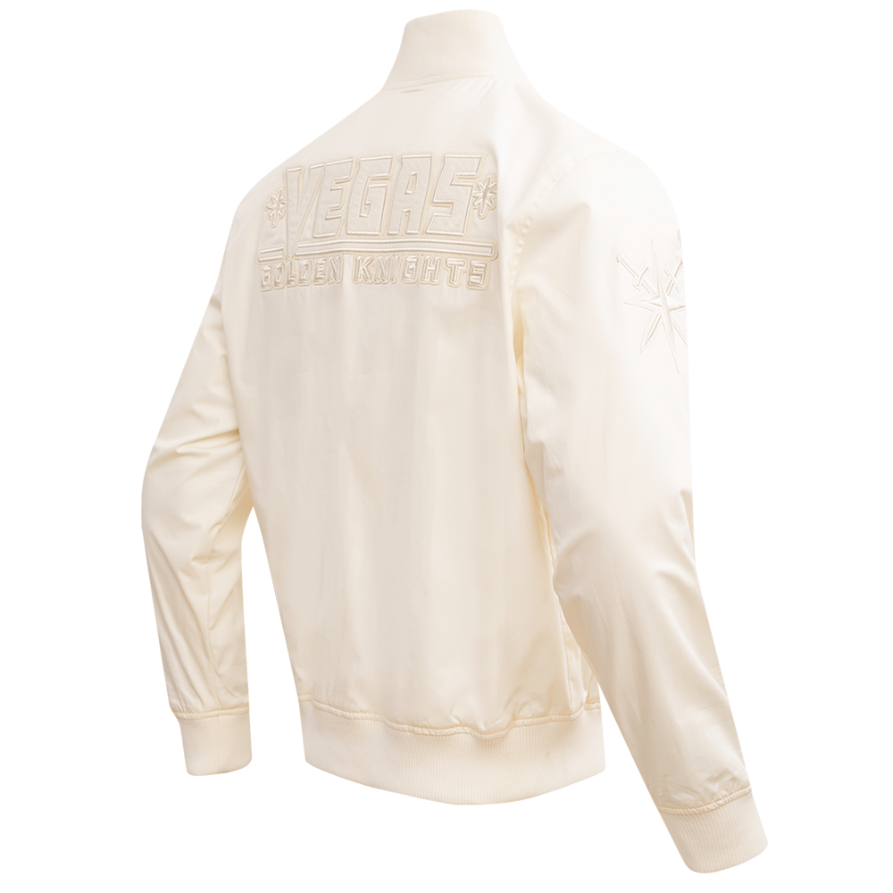 NHL VEGAS GOLDEN KNIGHTS NEUTRAL MEN'S  TWILL JACKET (EGGSHELL)