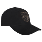 NHL VEGAS GOLDEN KNIGHTS BLACK & GOLD DAD HAT (BLACK)