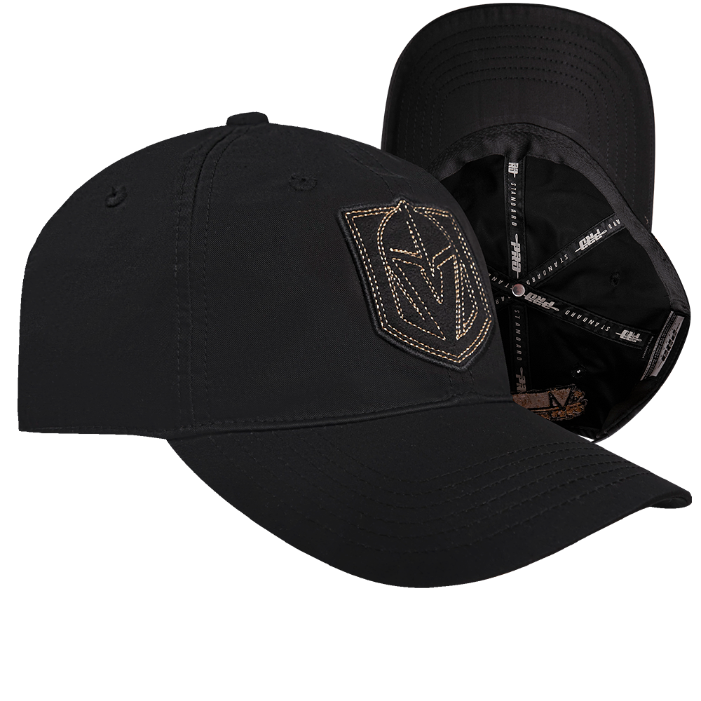 NHL VEGAS GOLDEN KNIGHTS BLACK & GOLD DAD HAT (BLACK)