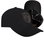 NHL VEGAS GOLDEN KNIGHTS BLACK & GOLD DAD HAT (BLACK)