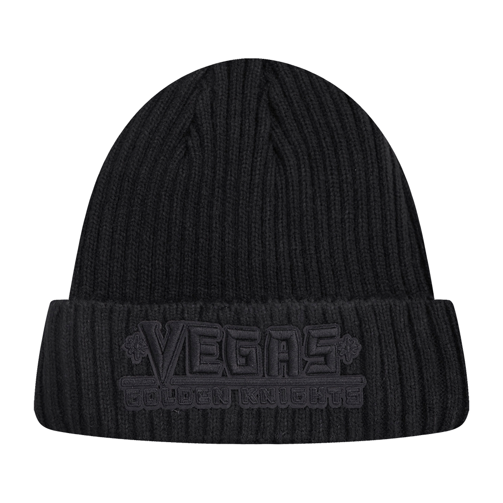 NHL VEGAS GOLDEN KNIGHTS NEUTRAL BEANIE (BLACK)