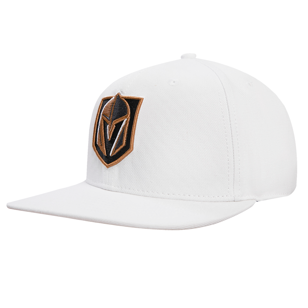NHL VEGAS GOLDEN KNIGHTS SCRIPT TAIL WOOL SNAPBACK (WHITE)