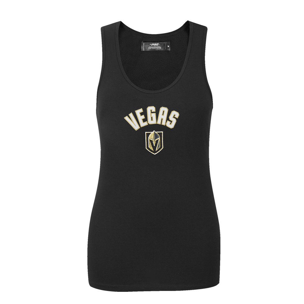 NHL VEGAS GOLDEN KNIGHTS CLASSIC CAMISOLE DOS NAGEUR À COUPE DÉCONTRACTÉE POUR FEMME (NOIR)