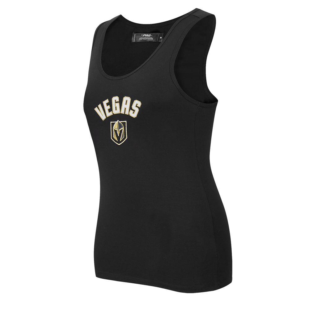 NHL VEGAS GOLDEN KNIGHTS CLASSIC CAMISOLE DOS NAGEUR À COUPE DÉCONTRACTÉE POUR FEMME (NOIR)