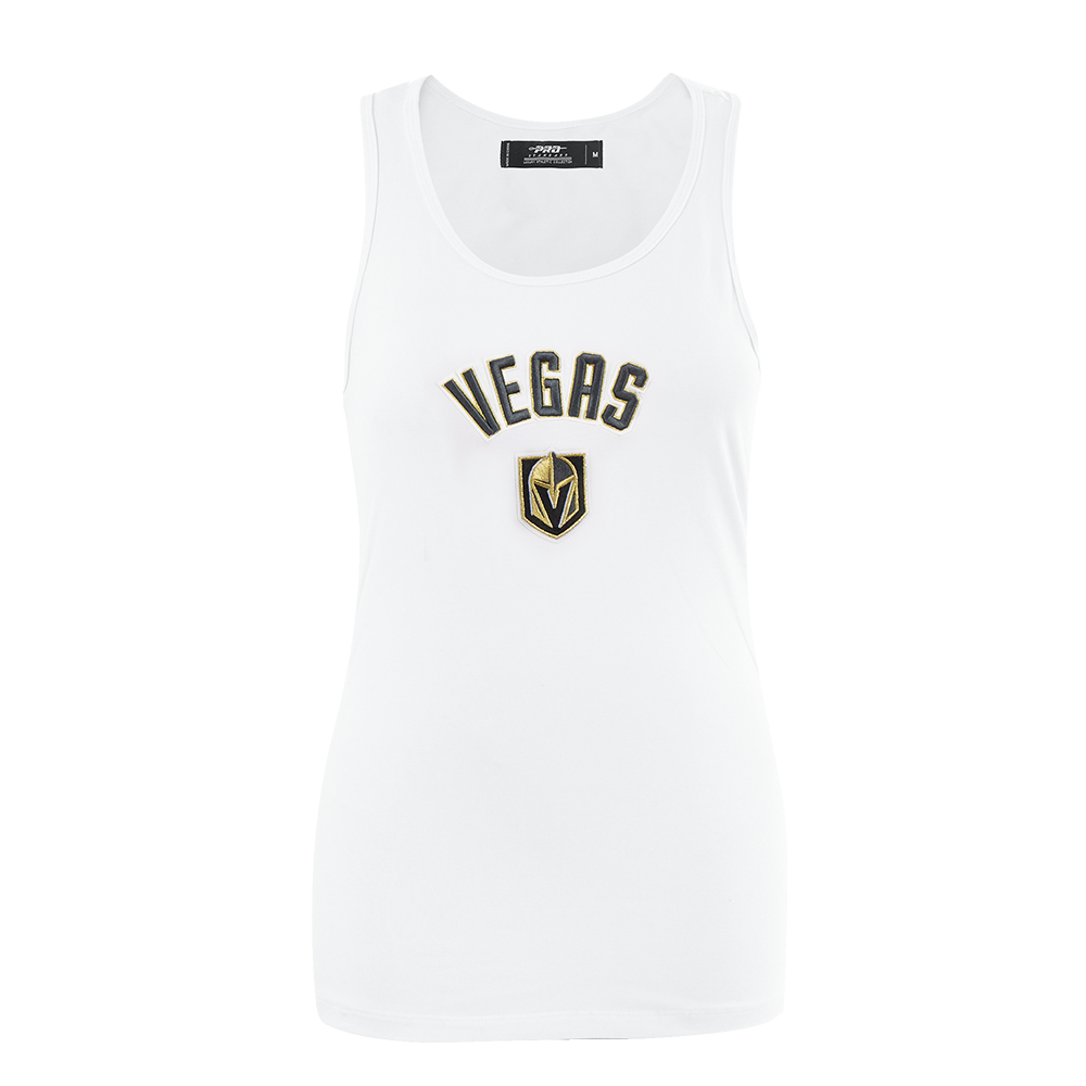 NHL VEGAS GOLDEN KNIGHTS CLASSIC WOMEN'S RELAXED FIT RACERBACK (WHITE)