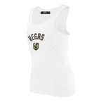 NHL VEGAS GOLDEN KNIGHTS CLASSIC WOMEN'S RELAXED FIT RACERBACK (WHITE)