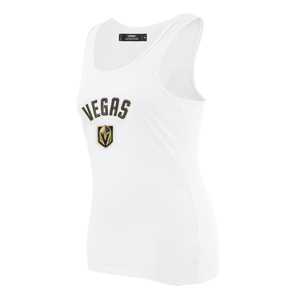 NHL VEGAS GOLDEN KNIGHTS CLASSIC WOMEN'S RELAXED FIT RACERBACK (WHITE)