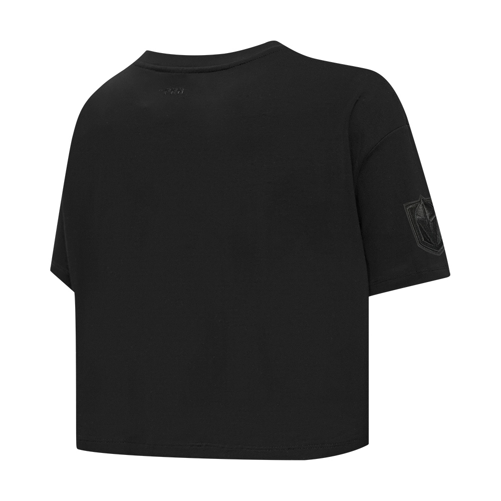 NHL VEGAS GOLDEN KNIGHTS NEUTRAL WOMEN'S BOXY TEE (BLACK)