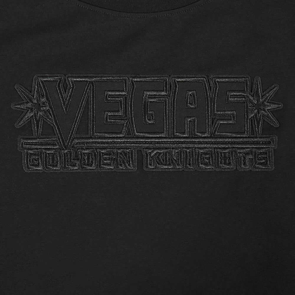 NHL VEGAS GOLDEN KNIGHTS NEUTRAL WOMEN'S BOXY TEE (BLACK)