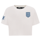 NHL VEGAS GOLDEN KNIGHTS VARSITY BLUES WOMEN'S BOXY TEE (LINEN)