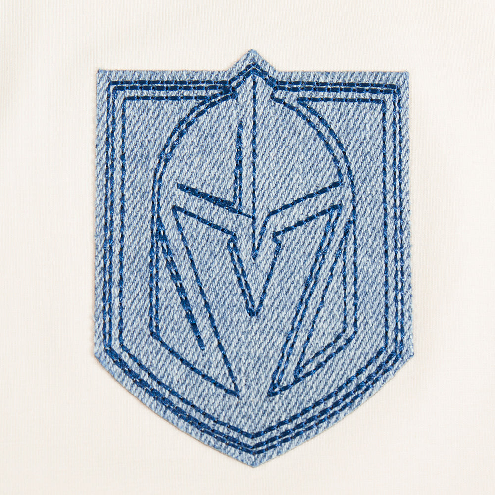 NHL VEGAS GOLDEN KNIGHTS VARSITY BLUES WOMEN'S BOXY TEE (LINEN)