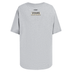 NHL VEGAS GOLDEN KNIGHTS SCRIPT TAIL WOMEN'S BOYFRIEND TEE (HEATHER GREY)