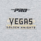 NHL VEGAS GOLDEN KNIGHTS SCRIPT TAIL WOMEN'S BOYFRIEND TEE (HEATHER GREY)