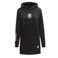 NHL VEGAS GOLDEN KNIGHTS CLASSIC ROBE À CAPUCHON EN MOLLETON POUR FEMME (NOIR)
