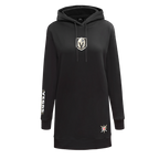 NHL VEGAS GOLDEN KNIGHTS CLASSIC ROBE À CAPUCHON EN MOLLETON POUR FEMME (NOIR)