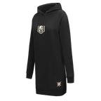 NHL VEGAS GOLDEN KNIGHTS CLASSIC ROBE À CAPUCHON EN MOLLETON POUR FEMME (NOIR)