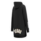 NHL VEGAS GOLDEN KNIGHTS CLASSIC ROBE À CAPUCHON EN MOLLETON POUR FEMME (NOIR)