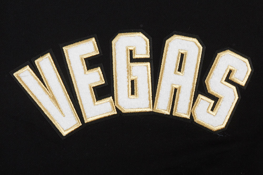 NHL VEGAS GOLDEN KNIGHTS CLASSIC ROBE À CAPUCHON EN MOLLETON POUR FEMME (NOIR)
