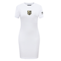 NHL VEGAS GOLDEN KNIGHTS CLASSIC ROBE MOULANTE POUR FEMME (BLANC)