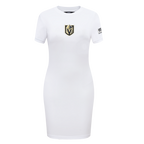 NHL VEGAS GOLDEN KNIGHTS CLASSIC ROBE MOULANTE POUR FEMME (BLANC)