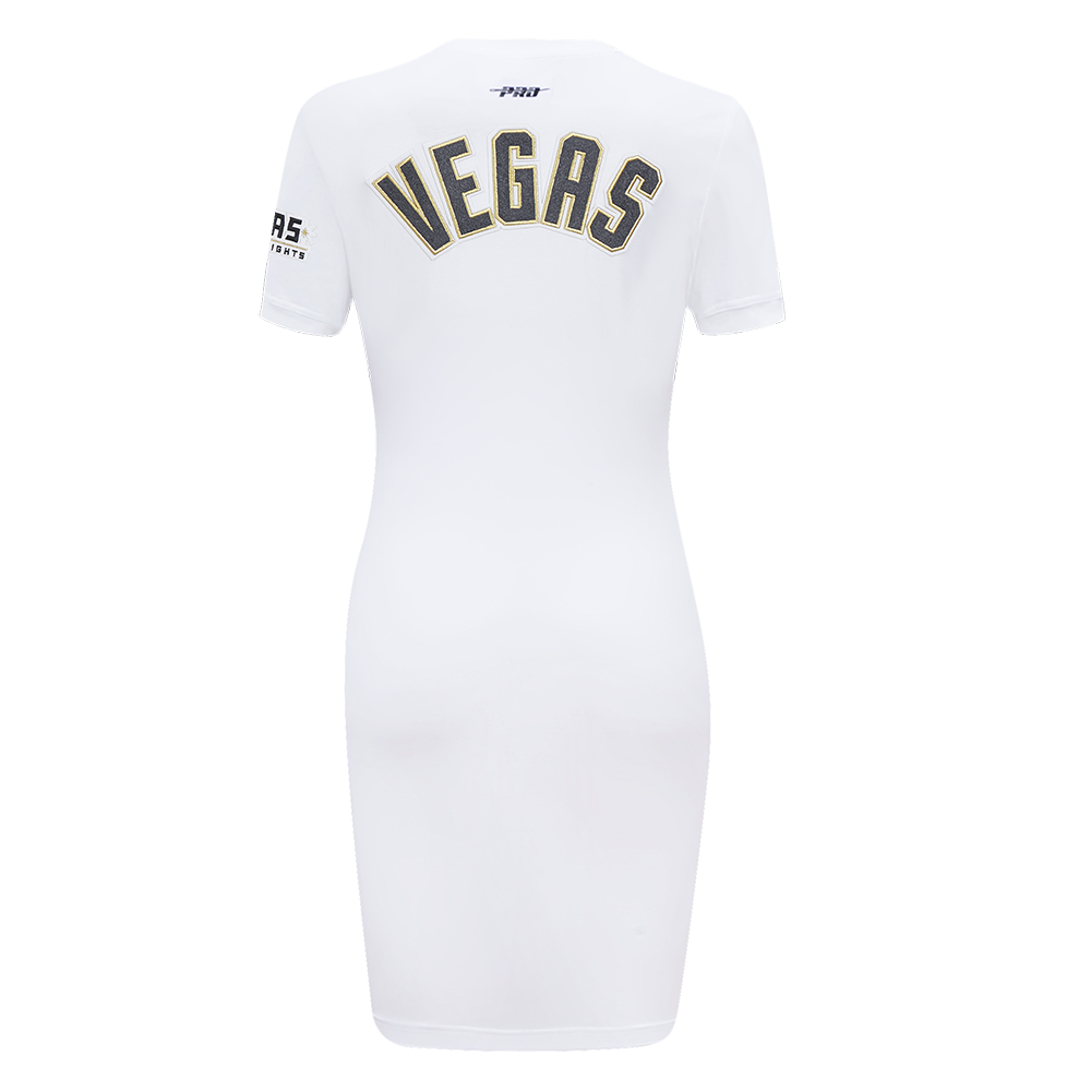 NHL VEGAS GOLDEN KNIGHTS CLASSIC ROBE MOULANTE POUR FEMME (BLANC)