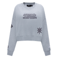 NHL VEGAS GOLDEN KNIGHTS REVERSE FRENCH TERRY WOMEN'S FLC CREWNECK (DARK HEATHER GRAY)