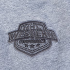 NHL VEGAS GOLDEN KNIGHTS REVERSE FRENCH TERRY WOMEN'S FLC CREWNECK (DARK HEATHER GRAY)