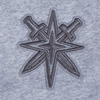 NHL VEGAS GOLDEN KNIGHTS REVERSE FRENCH TERRY WOMEN'S FLC CREWNECK (DARK HEATHER GRAY)