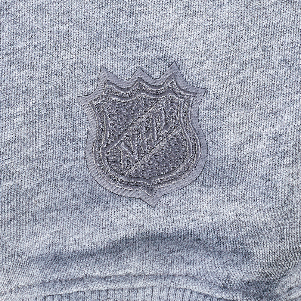 NHL VEGAS GOLDEN KNIGHTS REVERSE FRENCH TERRY WOMEN'S FLC CREWNECK (DARK HEATHER GRAY)