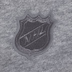 NHL VEGAS GOLDEN KNIGHTS REVERSE FRENCH TERRY CHANDAIL À CAPUCHON À GLISSIÈRE PLEINE LONGUEUR EN MOLLETON À BLOCS DE COULEUR POUR FEMME (NOIR/GRIS/COQUILLE D'ŒUF)