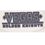 NHL VEGAS GOLDEN KNIGHTS REVERSE FRENCH TERRY CHANDAIL À CAPUCHON À GLISSIÈRE PLEINE LONGUEUR EN MOLLETON À BLOCS DE COULEUR POUR FEMME (NOIR/GRIS/COQUILLE D'ŒUF)